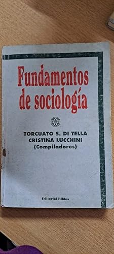 Image du vendeur pour Fundamentos De Sociologia (Spanish Edition) mis en vente par SoferBooks