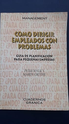 Imagen del vendedor de Como Dirigir Empleados Con Problemas (Spanish Edition) a la venta por SoferBooks