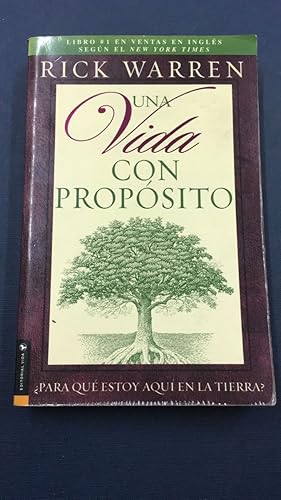 Seller image for Una vida con propsito: Para qu estoy aqu en la tierra? (The Purpose Driven Life) (Spanish Edition) for sale by SoferBooks