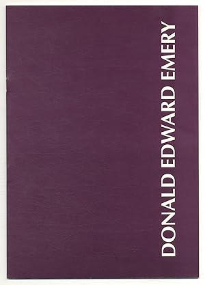 Bild des Verkufers fr [Exhibition Catalog]: Donald Edward Emery: Pulsujace Formy / Pulsating Forms zum Verkauf von Between the Covers-Rare Books, Inc. ABAA