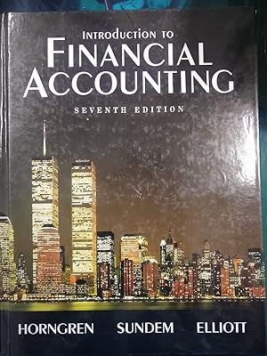 Seller image for Introduction to Financial Accounting (7th Edition) for sale by SoferBooks