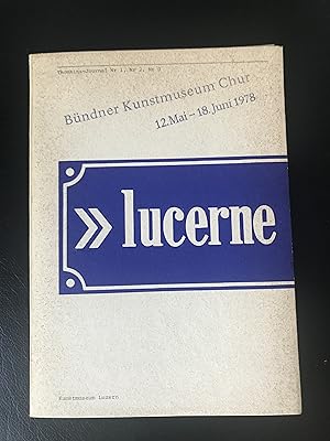 Thomkins Journal Nr 1 Nr 2 Nr 3 - lucerne en recul (German)