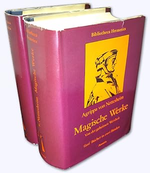 Heinrich Cornelius Agrippa's von Nettesheim Magische Werke. Band 1 bis 5 [kmpl in 2 Bde.]. Magisc...