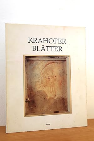 Bild des Verkufers fr Krahofer Bltter. Band 1 zum Verkauf von AMSELBEIN - Antiquariat und Neubuch