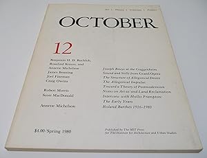 Bild des Verkufers fr October 12 (Spring 1980) zum Verkauf von Test Centre Books