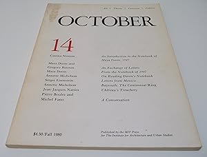 Bild des Verkufers fr October 14 (Fall 1980) zum Verkauf von Test Centre Books