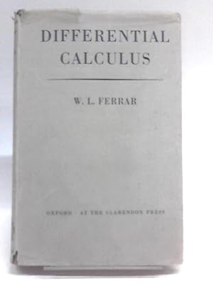 Bild des Verkufers fr Differential Calculus zum Verkauf von World of Rare Books