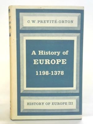 Imagen del vendedor de A History of Europe from 1198 to 1378 a la venta por World of Rare Books