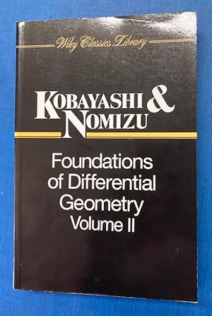 Bild des Verkufers fr Foundations of Differential Geometry. Volume 2. zum Verkauf von Plurabelle Books Ltd