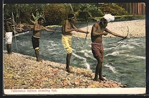 Ansichtskarte Talamanca Indians shooting fish