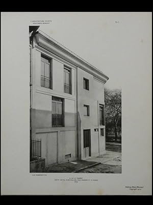 A. et G. PERRET, MAISON GAUT RUE NANSOUTY PARIS - 9 PLANCHES 1924