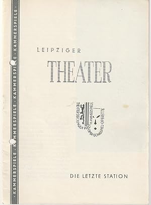 Bild des Verkufers fr Programmheft Erich Maria Remarque DIE LETZTE STATION Spielzeit 1958 / 59 Heft 19 zum Verkauf von Programmhefte24 Schauspiel und Musiktheater der letzten 150 Jahre