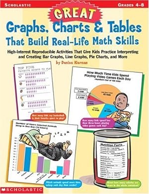 Bild des Verkufers fr Great Graphs, Charts & Tables That Build Real-Life Math Skills: High-Interest Reproducible Activities (Grades 4-8) zum Verkauf von Reliant Bookstore
