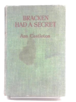 Imagen del vendedor de Bracken Had a Secret a la venta por World of Rare Books