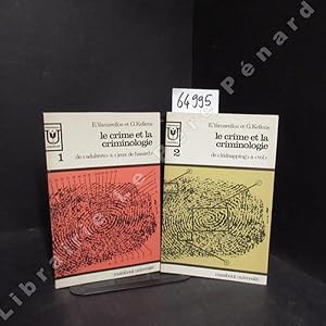 Seller image for Le Crime et la Criminologie. Tome I : de "adultre"  "Jeux de hasard" - Tome II : De "kidnapping"  "vol" (2 volumes). for sale by Librairie-Bouquinerie Le Pre Pnard