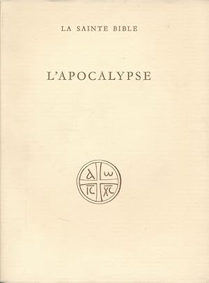 Bild des Verkufers fr L'Apocalypse zum Verkauf von LIBRAIRIE GIL-ARTGIL SARL