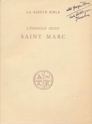 Seller image for L'Evangile selon Saint Marc for sale by LIBRAIRIE GIL-ARTGIL SARL