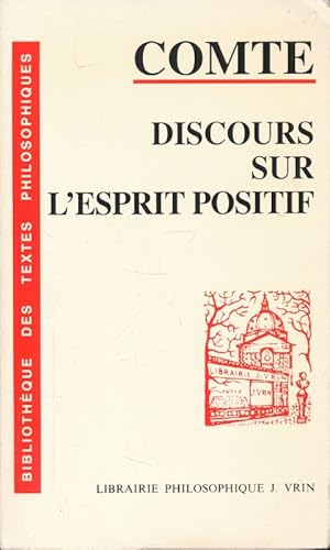 Seller image for Discours sur l'esprit positif for sale by LIBRAIRIE GIL-ARTGIL SARL