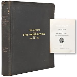 Immagine del venditore per Photographs of the Milky Way and Comets Made with the Six-inch Willard Lens and Crocker Telescope during the Years 1892 to 1895. Publications of the Lick Observatory, Volume XI venduto da James Cummins Bookseller, ABAA