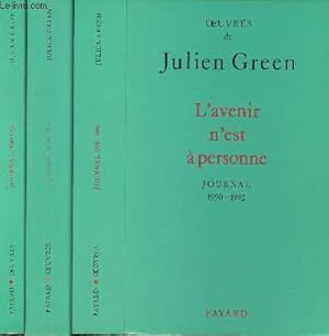 Image du vendeur pour Oeuvres de Julien Green, XV, XVI et XVII: Journal, 1990-1992 : L'avenir n'est  personne - Journal, 1993-1996 : Pourquoi suis-je moi ? - Journal, 1996-1997 : En avant par-dessus les tombes mis en vente par Le-Livre