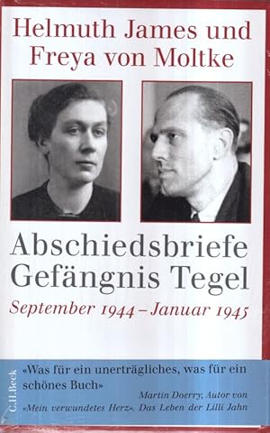 Bild des Verkufers fr Abschiedsbriefe Gefngnis Tegel September 1944 - Januar 1945 zum Verkauf von Clivia Mueller