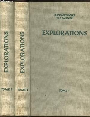 Imagen del vendedor de Explorations - Connaissance du monde - 2 volumes : tome 1 + tome 2 - afrique noire, routes secretes de l'asie, jungles de l'amerique du sud, peuples inconnus de l'oeannie, brumes du passe, tresors des fonds sous marins, profondeur de la terre, volcans,. a la venta por Le-Livre