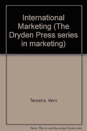 Seller image for International Marketing (Saunders Golden Sunburst Series) for sale by -OnTimeBooks-