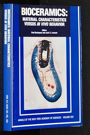 Seller image for Bioceramics: Material characteristics versus in vivo behavior (Annals of the New York Academy of Sciences) for sale by Eyebrowse Books, MWABA