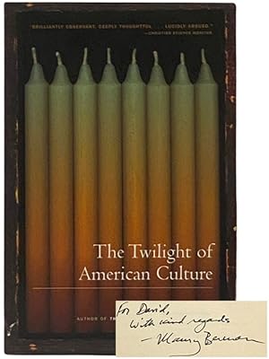 Seller image for The Twilight of American Culture for sale by Yesterday's Muse, ABAA, ILAB, IOBA