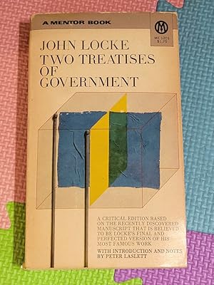 Bild des Verkufers fr John Locke: Two Treatises of Government. A Critical Edition With an Introduction and Appratus Criticus. zum Verkauf von Earthlight Books