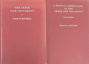 Seller image for The Greek New Testament. Fourth Revised Edition. WITH: A Textual Commentary on the Greek New Testament. Second Edition. A Companion Volume (2 titles) for sale by Antiquariaat Schot