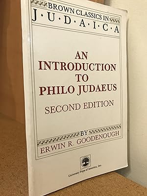 Bild des Verkufers fr An Introduction to Philo Judaeus (Brown Classics in Judaica) zum Verkauf von Regent College Bookstore