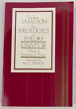 Bild des Verkufers fr The Ideologies of Theory: Essays, 1971-1986 : Situations of Theory zum Verkauf von Gordon Kauffman, Bookseller, LLC