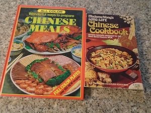 2 Chinese Cookbooks Woking and Chinese Meals HC