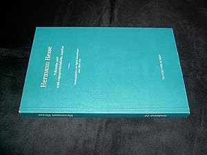 Imagen del vendedor de Hermann Hesse. Politische und wirkungsgeschichtliche Aspekte. (= 14. Amherster Kolloquium zur Deutschen Literatur). a la venta por Antiquariat Andree Schulte