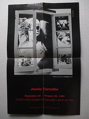 Josely Carvalho Intar Latin American Gallery 1993 Poster