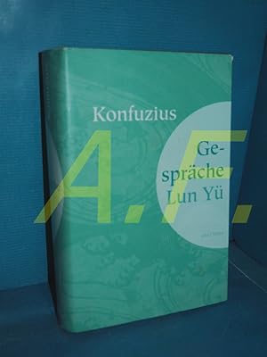 Imagen del vendedor de Gesprche = Lun-y. Konfuzius (Kungfutse). Aus dem Chines. bers. und erl. von Richard Wilhelm a la venta por Antiquarische Fundgrube e.U.