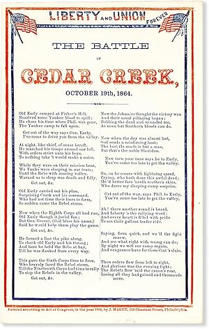 The Battle of Cedar Creek, October 19th, 1864