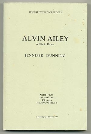 Bild des Verkufers fr Alvin Ailey: A Life in Dance zum Verkauf von Between the Covers-Rare Books, Inc. ABAA