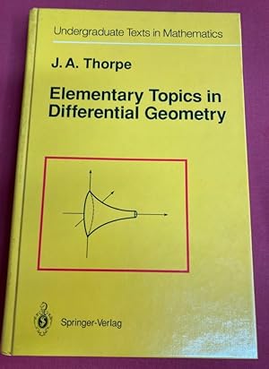 Imagen del vendedor de Elementary Topics in Differential Geometry. a la venta por Plurabelle Books Ltd