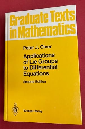 Immagine del venditore per Applications of Lie Groups to Differential Equations. venduto da Plurabelle Books Ltd