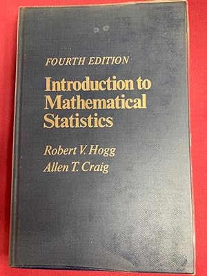Bild des Verkufers fr Introduction to Mathematical Statistics. Fourth Edition. zum Verkauf von Plurabelle Books Ltd