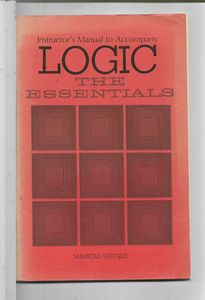 Immagine del venditore per Instructor's Manual To Accompany Logic: the Essentials venduto da Book Haven