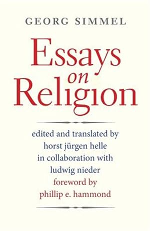 Seller image for Essays on Religion for sale by GreatBookPricesUK