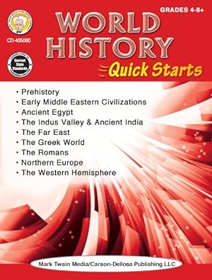 Image du vendeur pour World History Quick Starts Grades 4-8+ mis en vente par GreatBookPrices
