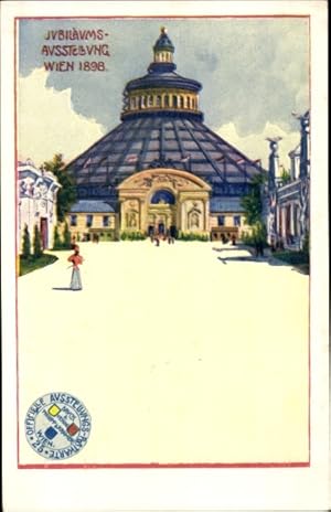 Künstler Ansichtskarte / Postkarte Wien, Jubiläums-Ausstellung 1898