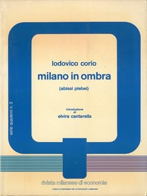 Seller image for Milano in ombra (abissi plebei). for sale by LIBET - Libreria del Riacquisto