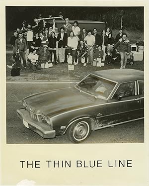 Seller image for The Thin Blue Line (Original photograph of cast and crew members on the set of the 1988 film) for sale by Royal Books, Inc., ABAA