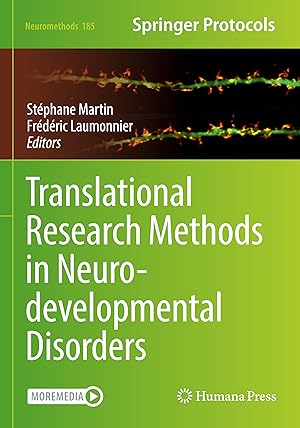 Immagine del venditore per Translational Research Methods in Neurodevelopmental Disorders venduto da moluna