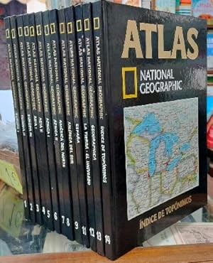 ATLAS NATIONAL GEOGRAPHIC. 14 TOMOS. (INCOMPLETA)